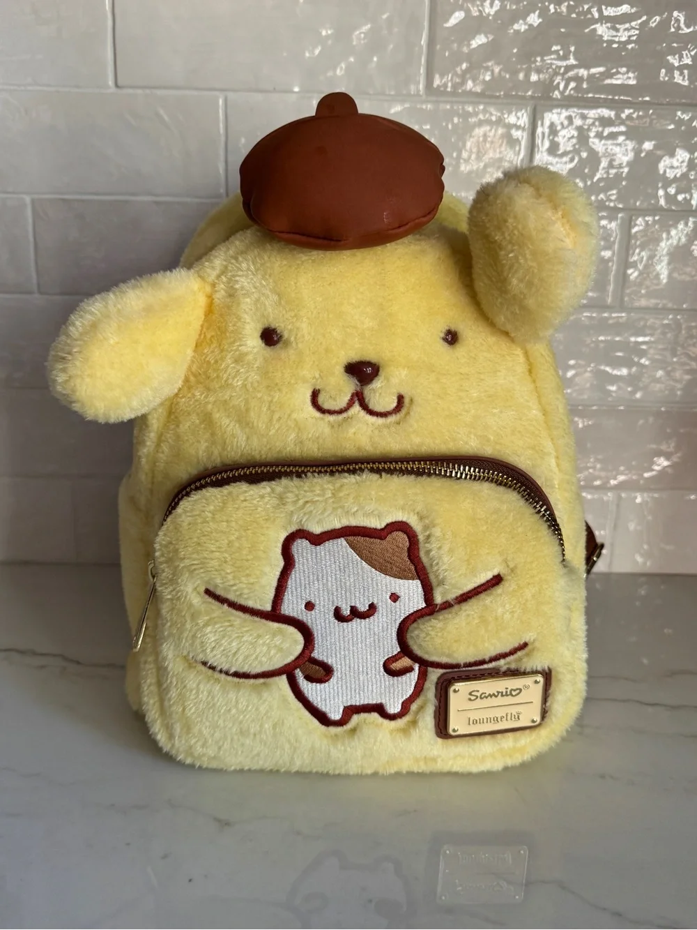 Loungefly Sanrio Pompompurin Cosplay Mini Backpack